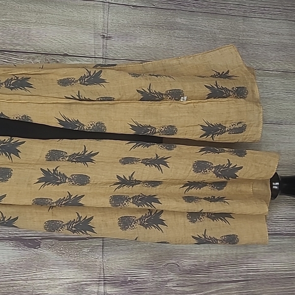 Pineapple Scarf 100% Cotton Sz 75"L x 27"W - Picture 4 of 5